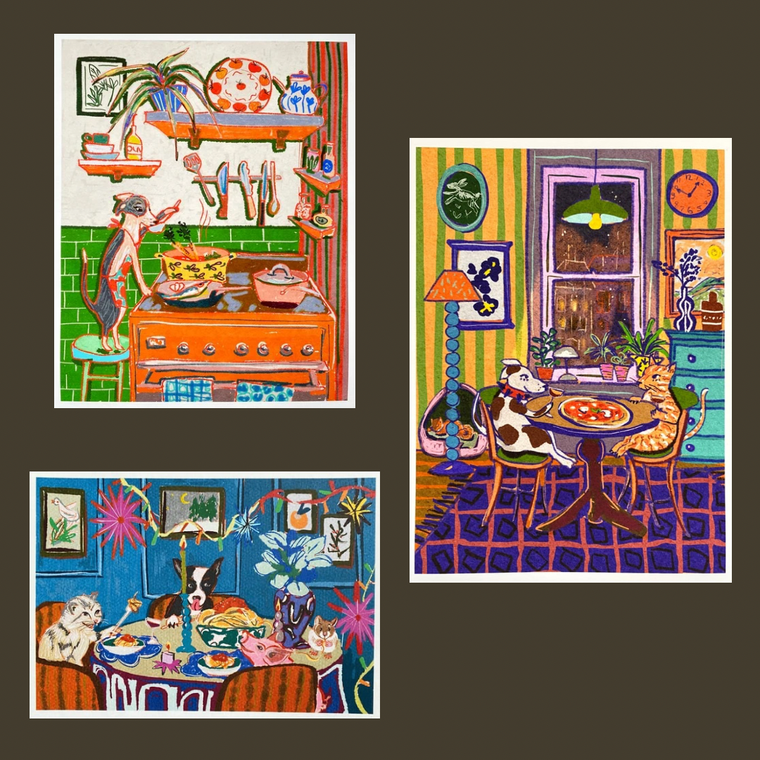 Pizza Date Night art print