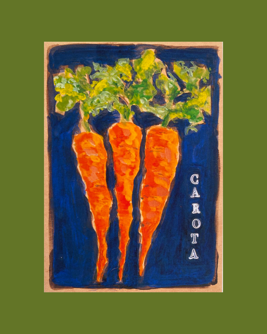 Carrots Botanical Art Print
