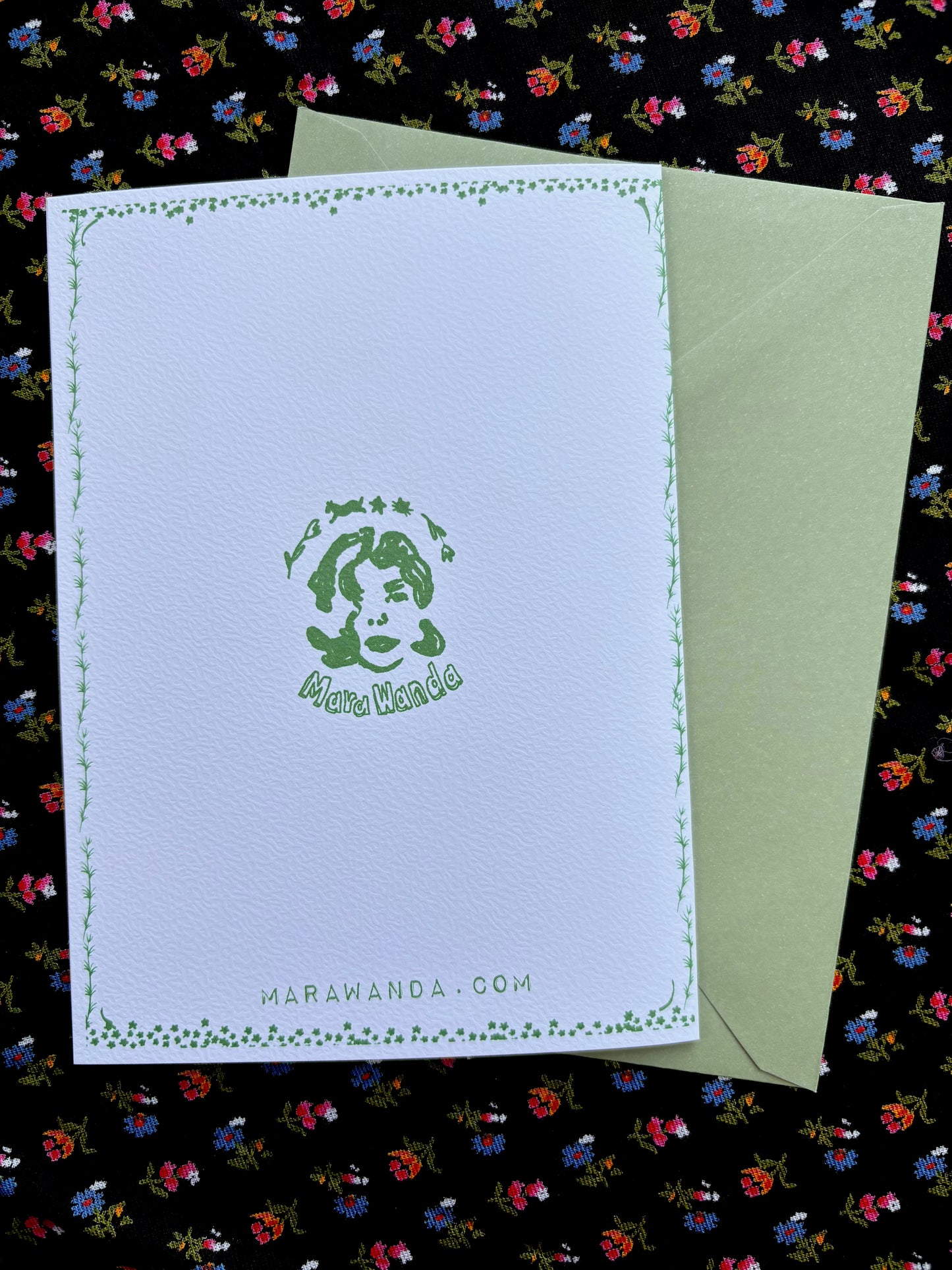Night Hugs Dog Birthday-Christmas Folk Card