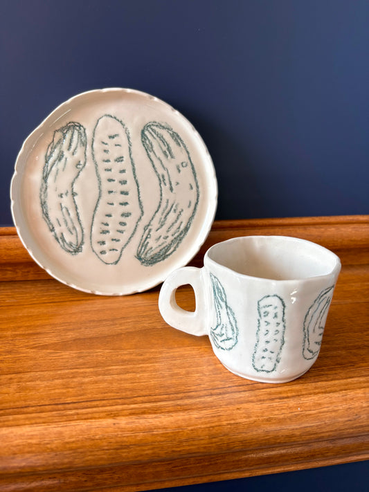 Pickles Espresso cup and plate