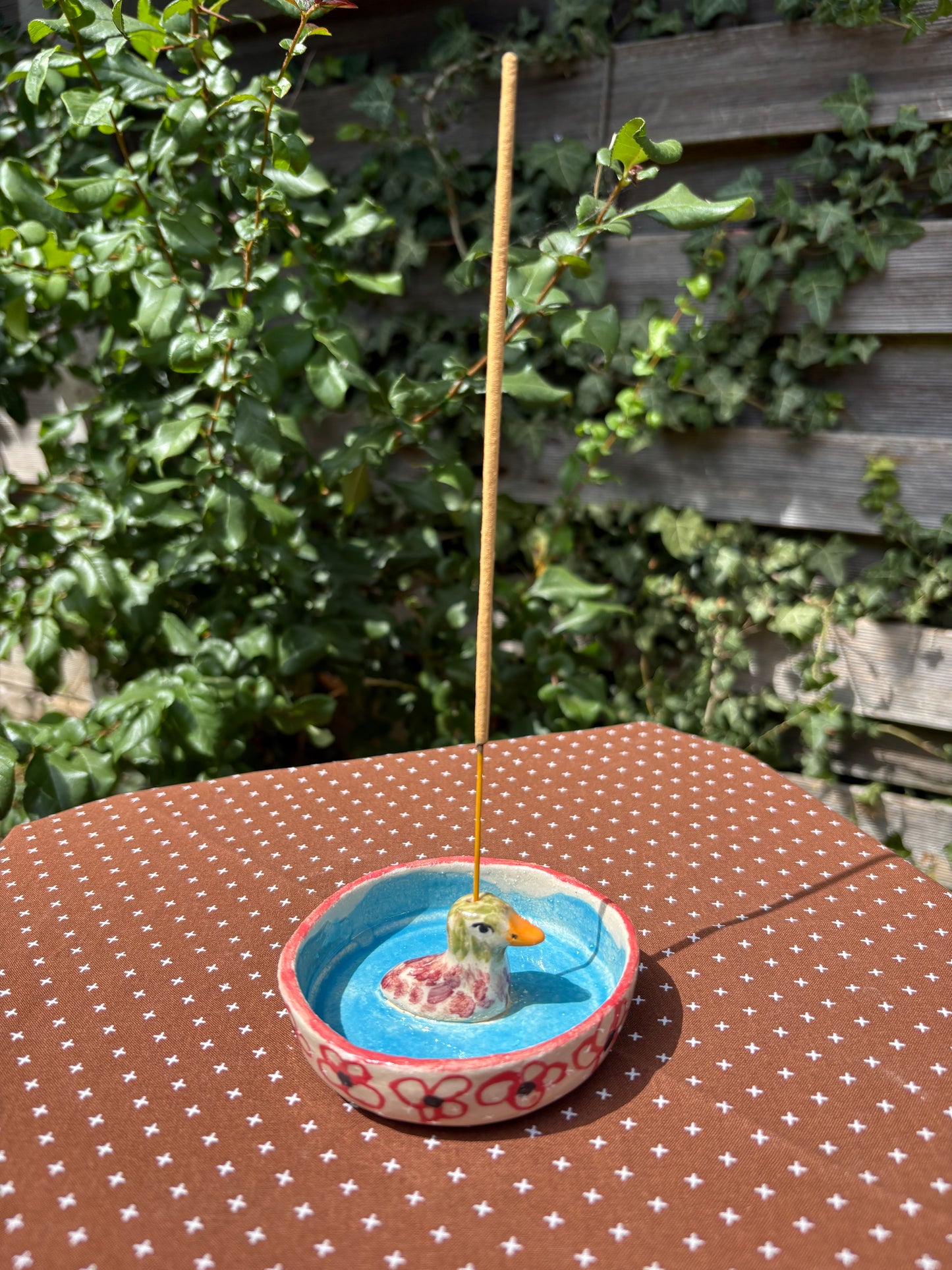 Whimsy animals ceramic incense holders