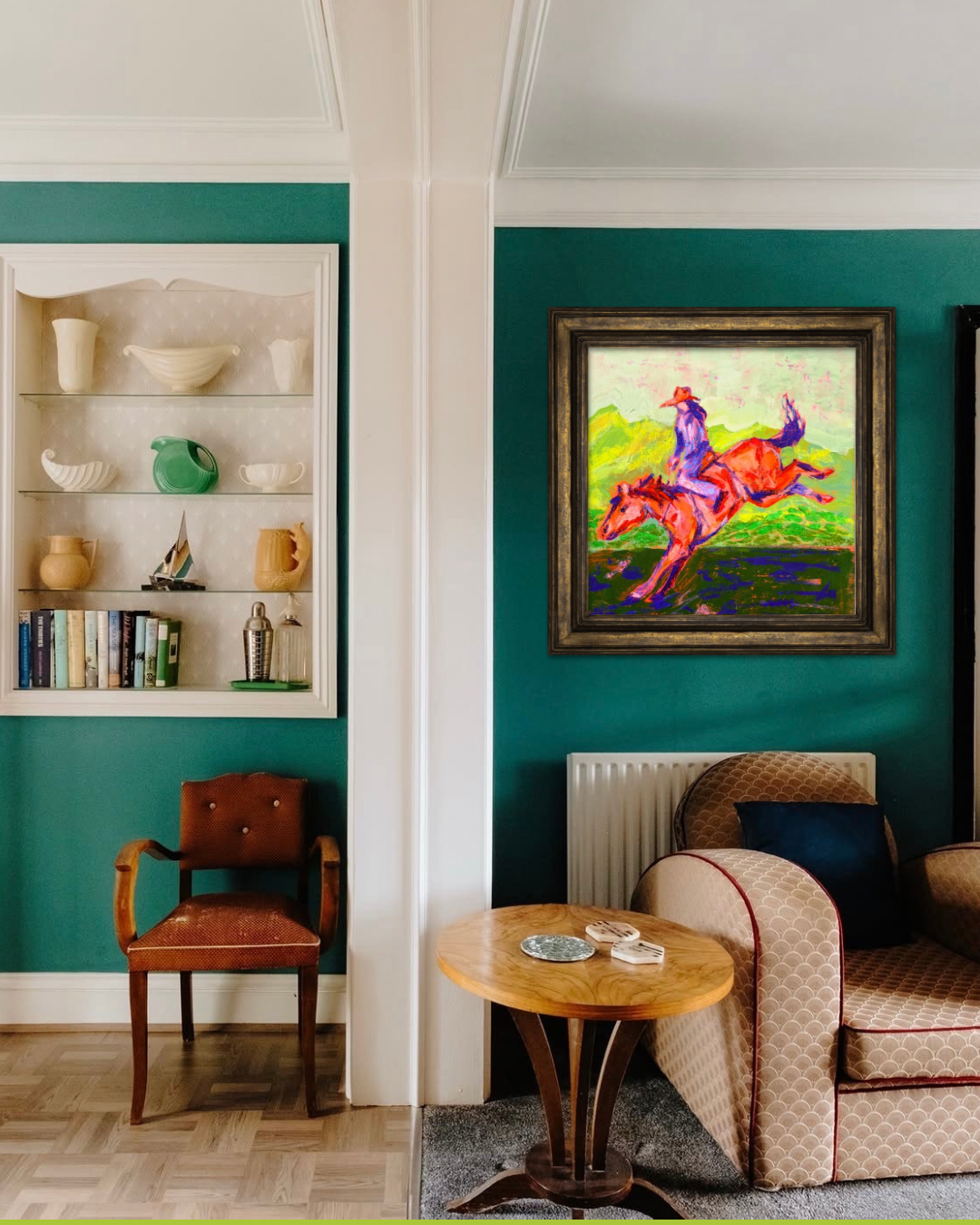 Queen of the Rodeo - Cowgirl and Horse Print