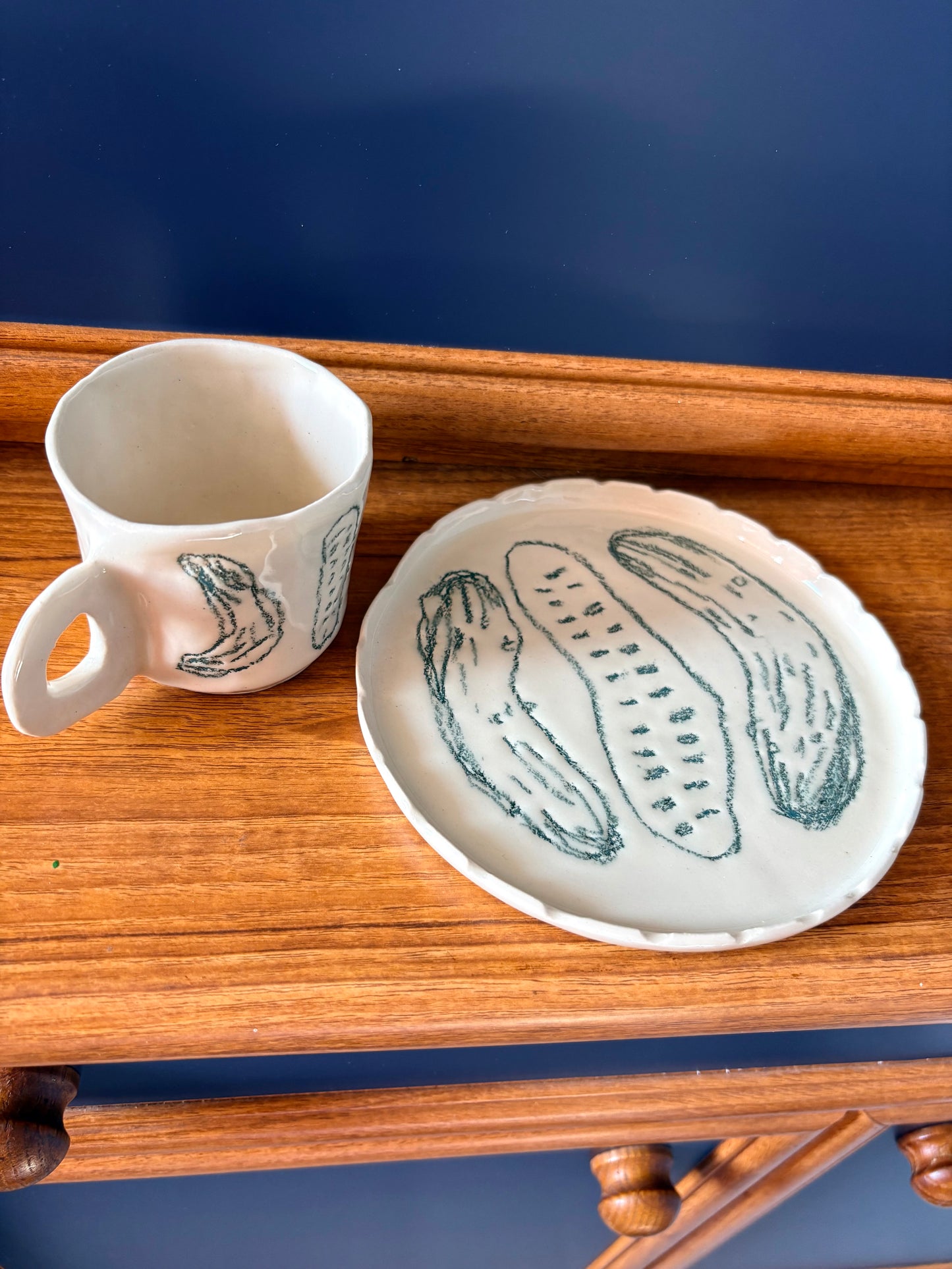 Pickles Espresso cup and plate