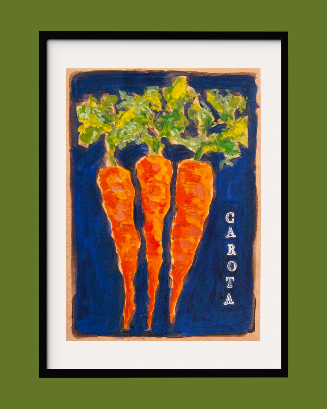 Carrots Botanical Art Print