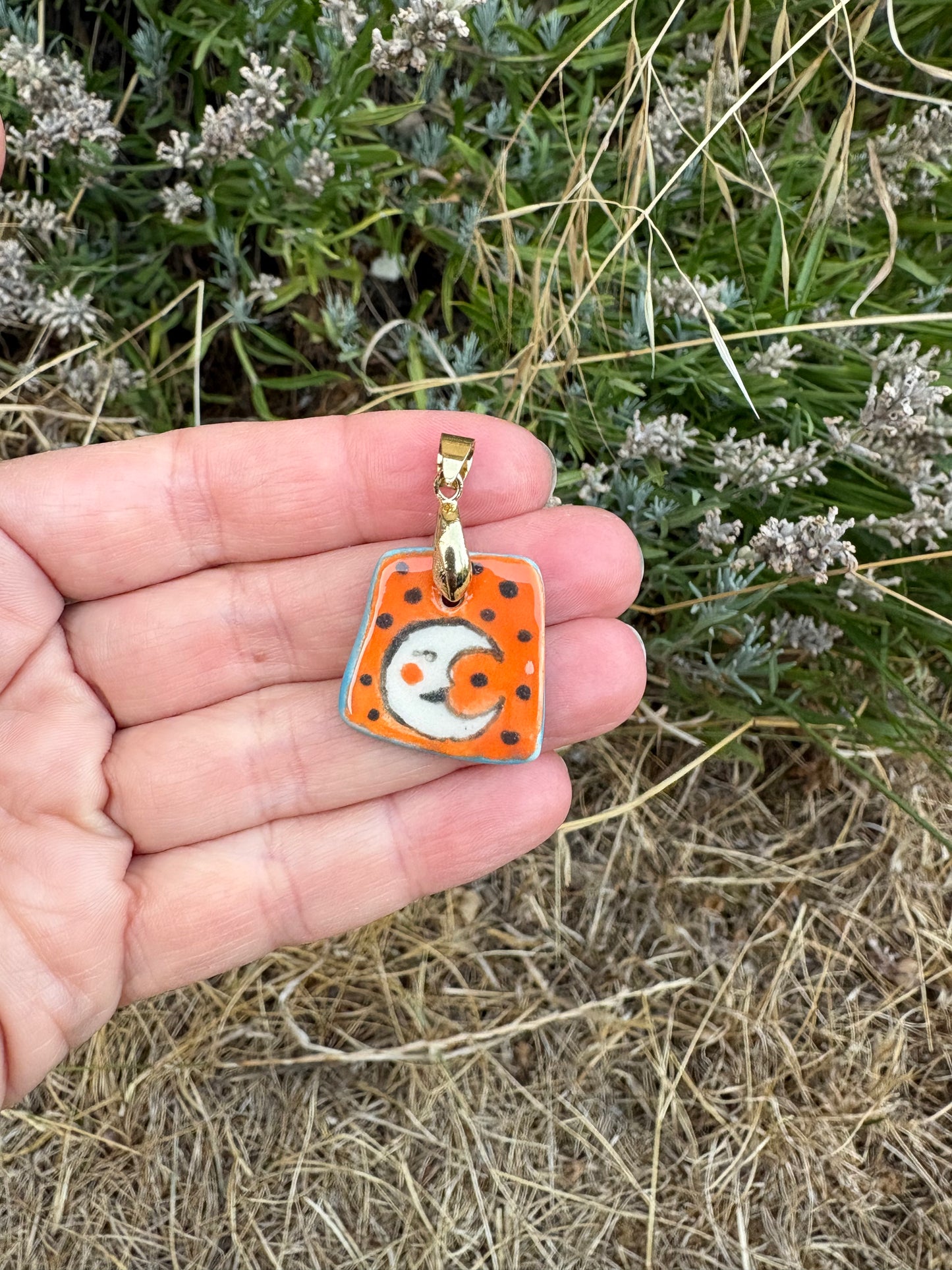Unique Ceramic Whimsy Charms - Crow, Moon, Astronaut, Bunny, Flower and Heart