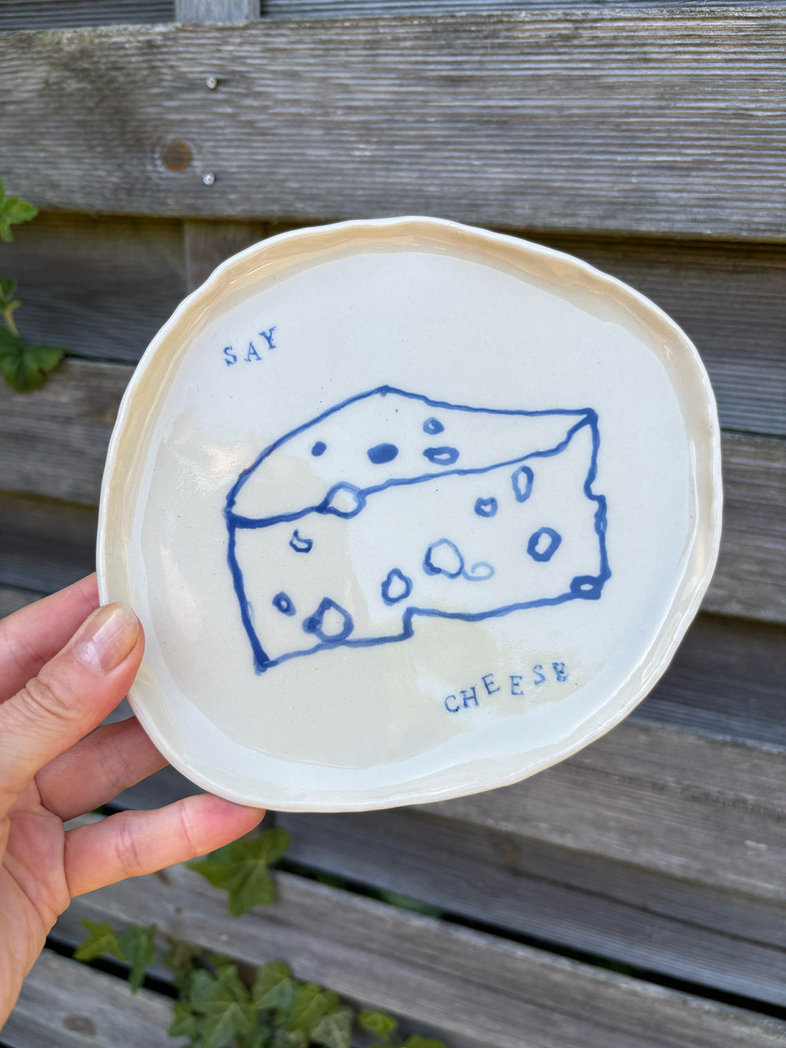 Ceramic Cheese Plates - Perfect for Wine & Cheese Nights